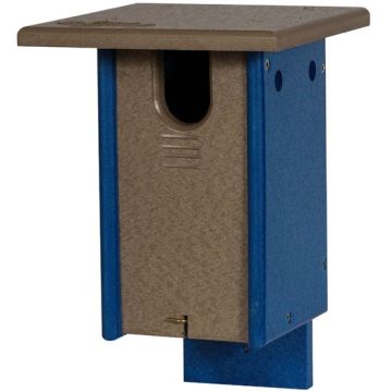 Amish handcrafted sparrow resistant bluebird house outdoor nest box
