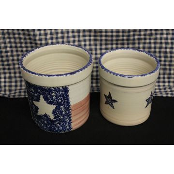 USA Stoneware ¾ & 1 Gallon Jar Crocks