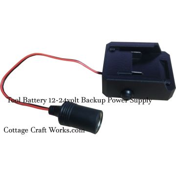 Tool Battery Adapter Auxiliary 12-24V Power Supply