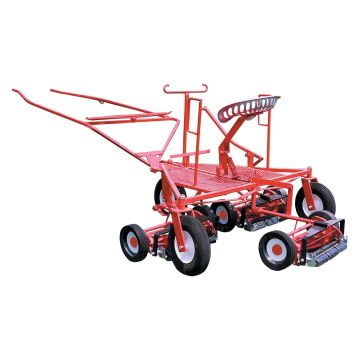 Amish horse-pulled gang reel mower 58 inch triple gang mower lawn equipment