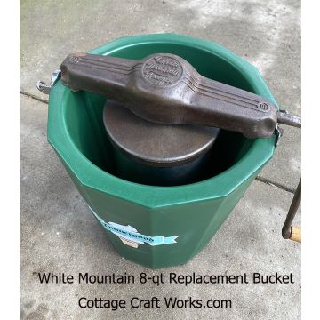 White Mountain 8-qt Ice Cream Freezer Replacement Bucket
