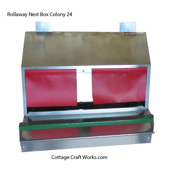 Rollaway Chicken Nest Box Colony 24