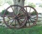 Small Wood Spoke Wagon Wheels 19 Inch
