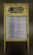 USA-made family size washboard with stainless steel surface