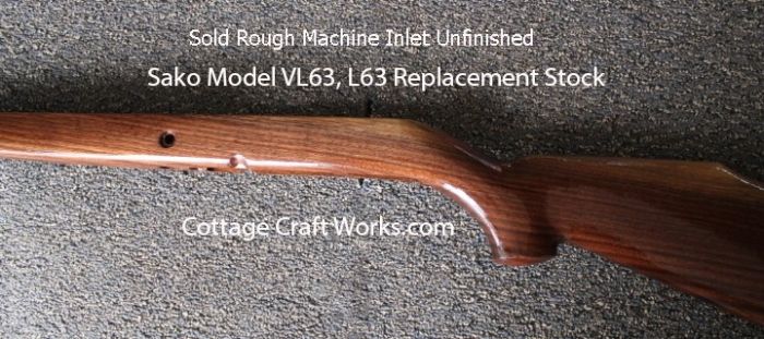 Sako Model VL63, L63 Replacement Stock