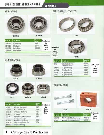 J.D. 300 Husker, Bearings, Sprockets, Chains, Fame Parts