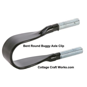 Buggy-Carriage Axle Clip-Bent Round