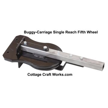Single Reach Buggy, Carriage Fifth Wheel Assembly