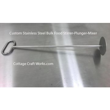 Handheld Solid Stainless Stirrer-Mixer-Plunger