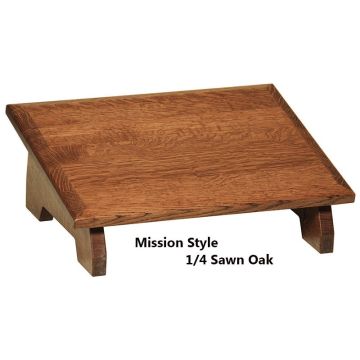 Mission Style Ergonomic Designed Slanted |  Footstool | Footrest
