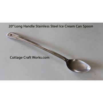 Stainless 20 Inch Ice Cream Freezer Spoon