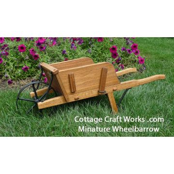 Miniature Replica Authentic Wheelbarrow