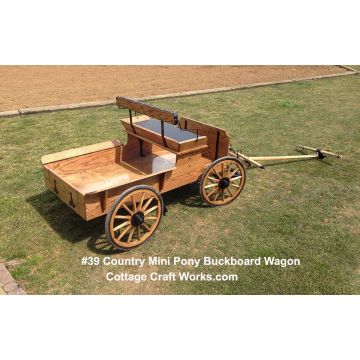 Mini Pony Buckboard Farm Wagon 