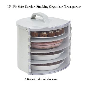10" Pie Safe-Carrier, Stacking Organizer, Transporter