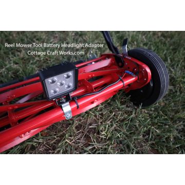 Tool battery Adapter- Reel Mower Headlight