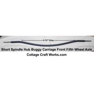 Short Spindle Buggy-Carriage Front Fifth Wheel Axle