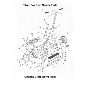Silver Pro Reel Mower Parts