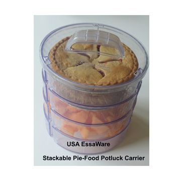 Stackable Pie-Food Potluck Carrier