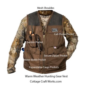 Warm Weather Hunting Gear Vest
