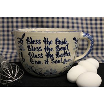 USA Stoneware Pottery | Batter Bowl | Bridal Gift