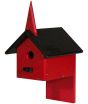 Wren Church Poly Bird House – Weatherproof Recycled Poly Lumber Outdoor Birdhouse