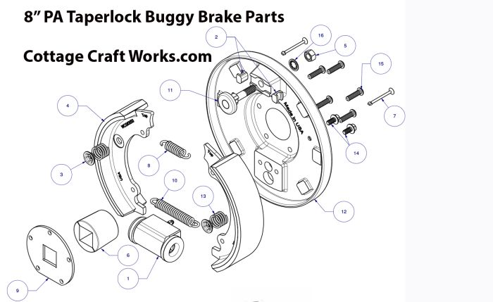 Horse Drawn Vehicle Brake Components