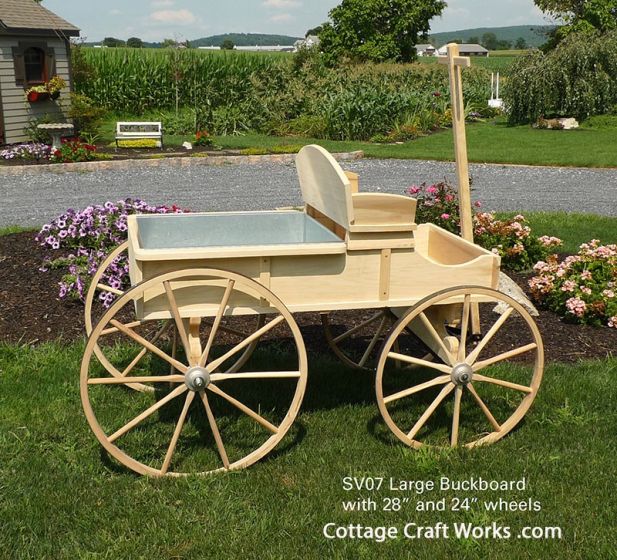Miniature Buckboard Wagon Large Size