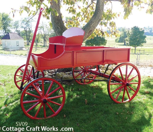 Scaled Buckboard wagons