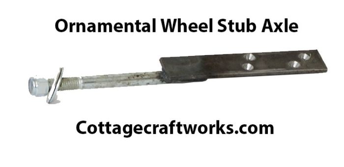 Ornamental Wagon & Cart, Wheel Stub Axle