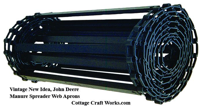 John Deere H, L, M, K, Spreader Web Apron Assembly