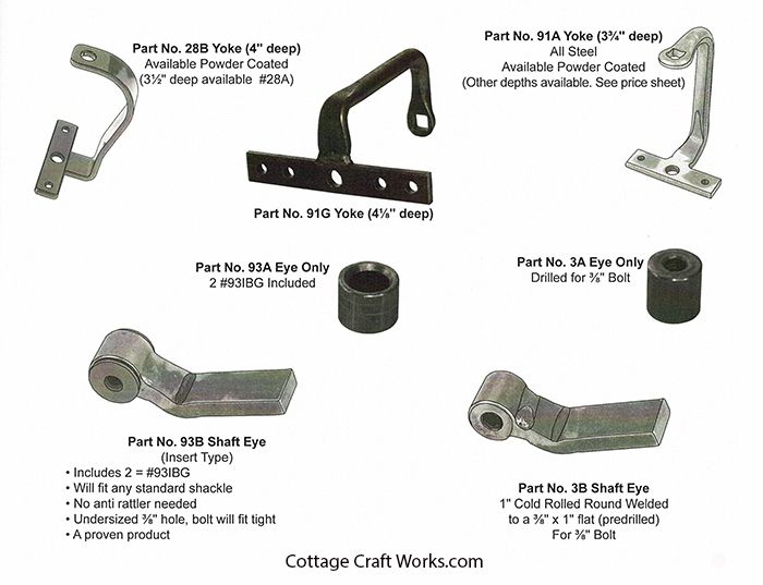 Horse Buggy-Carriage Shaft Hardware
