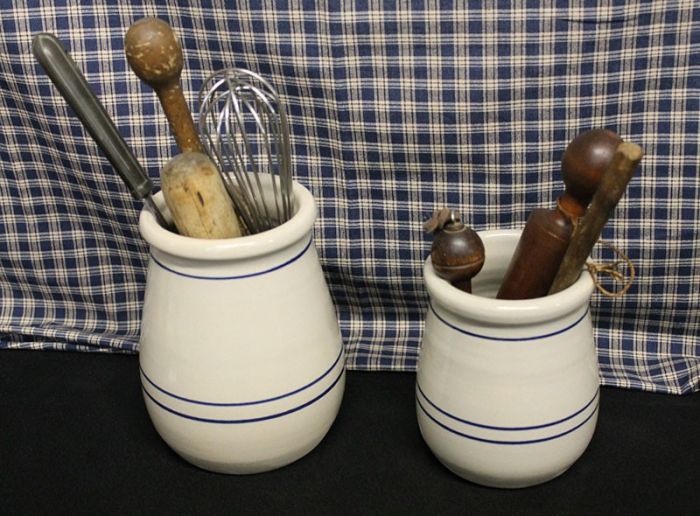 USA Stoneware Pottery | Spoon Jars | Medium-Large