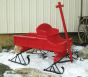Miniature Buckboard Sleigh Medium Size Painted