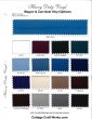 Vinyl Seat Color Chart
