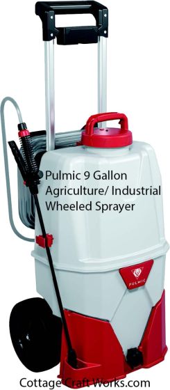 Pulmic 9 Gallon Agriculture/ Industrial Wheeled Sprayer