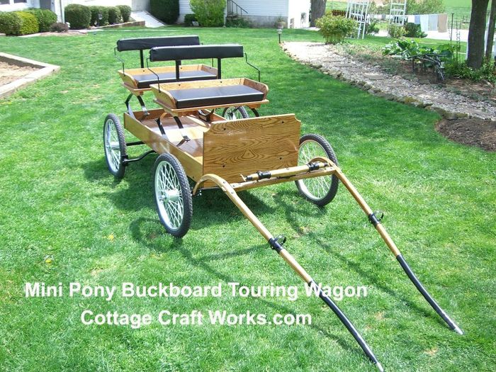 Mini Pony Buckboard Touring Wagon