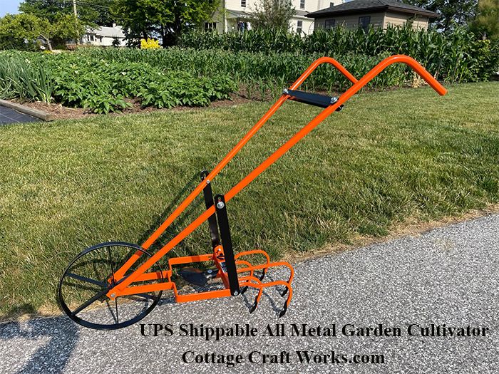 Hand Push All Metal Garden Cultivator 