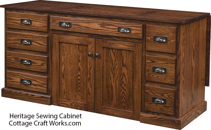 Amish Furniture- Heritage Sewing Cabinet