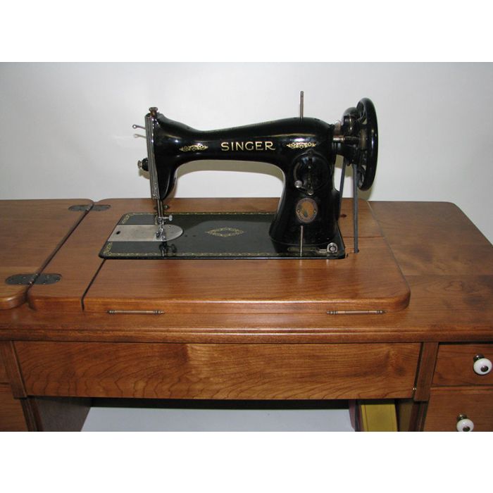 Singer Class 15 Machine Reproduction Treadle Sewing Cabinet