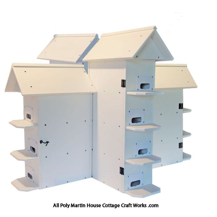 Poly T-14 Purple Martin House Assembled