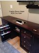 Amish Furniture-Sewing Machine Cabinet Custom Brown Maple