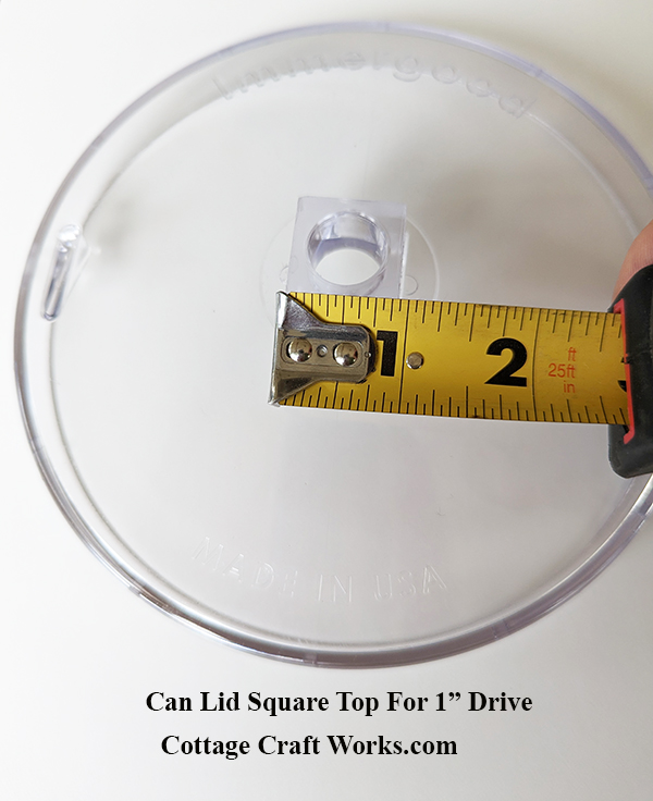 Measure Can Lid Top