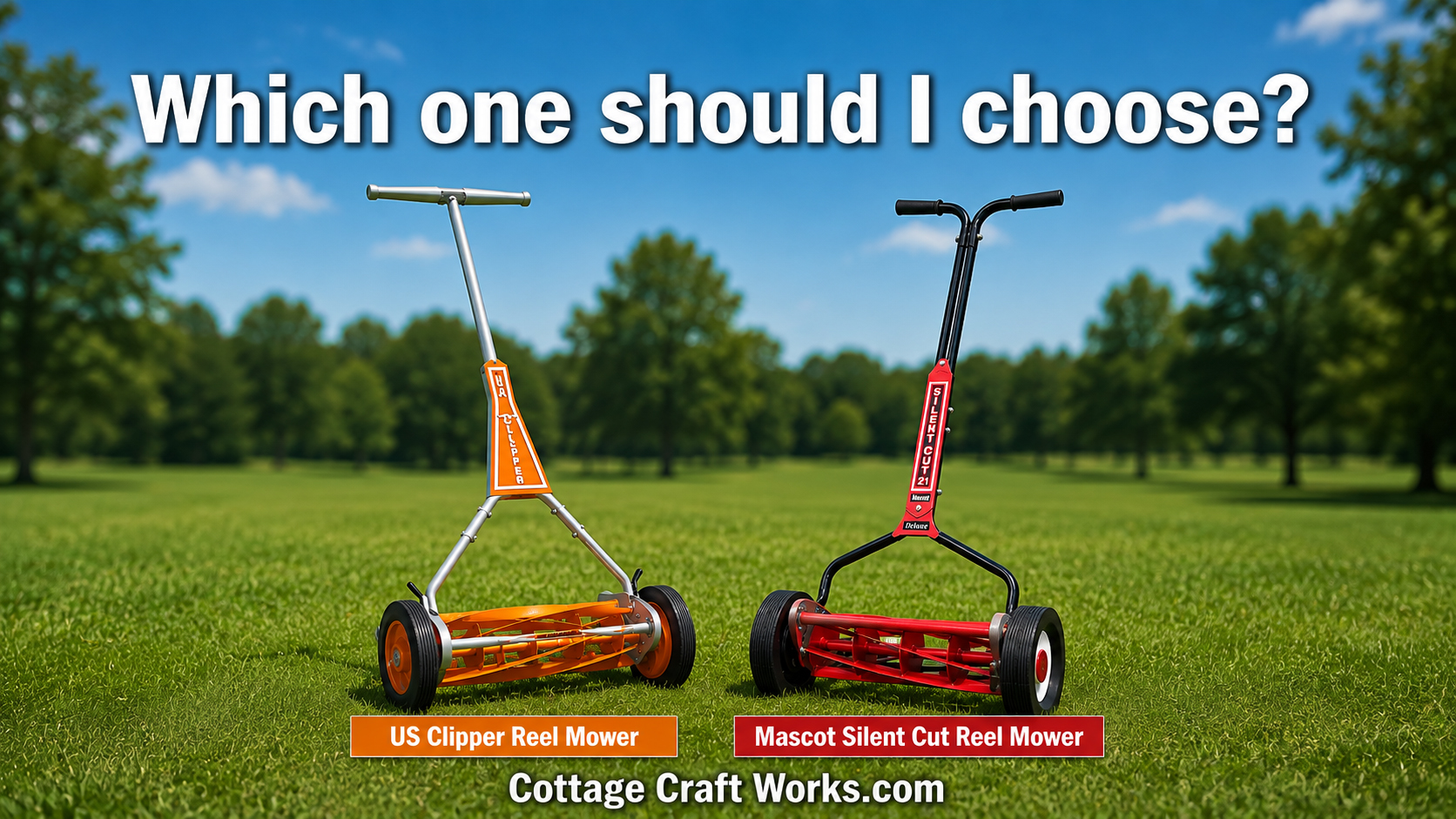 How to Choose a Push Reel Mower | Size, Grass & Cutting Height