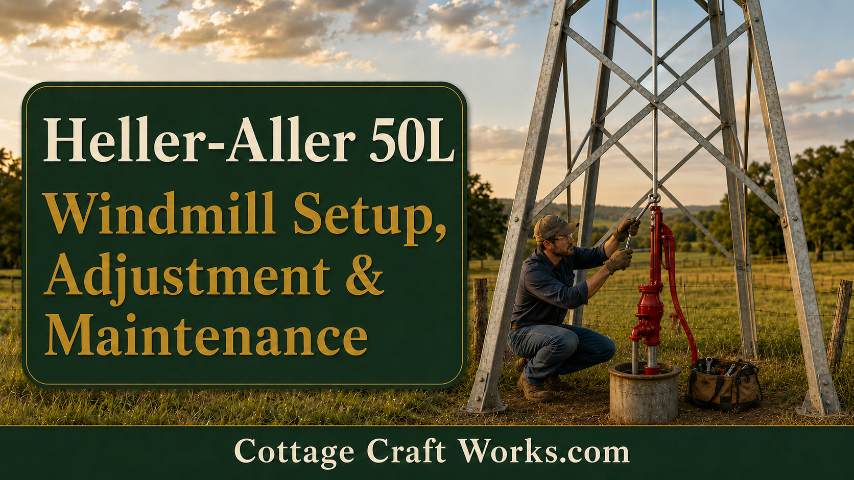 Heller-Aller 50L Windmill Setup, Adjustment & Maintenance