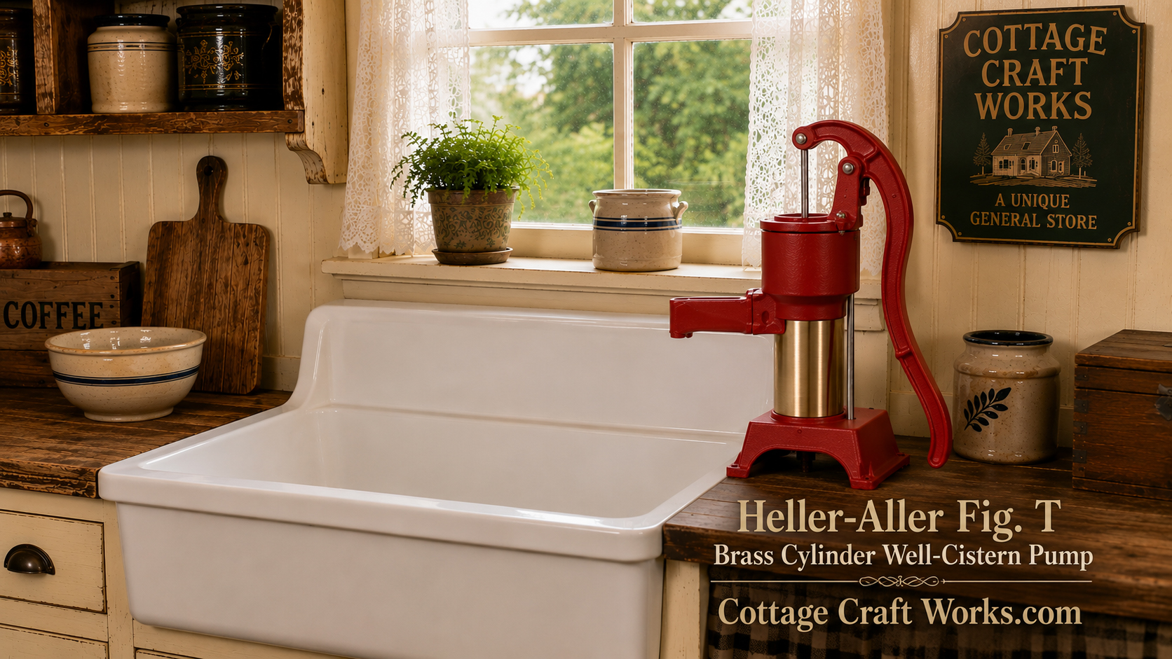 Heller-Aller Fig. T Brass Cylinder Pump Installation Guide
