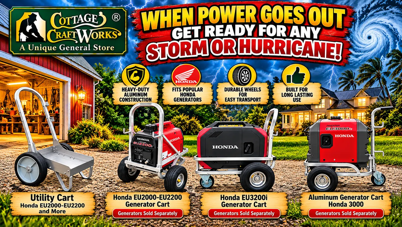 Generator Cart Resource Center — Cottage Craft Works