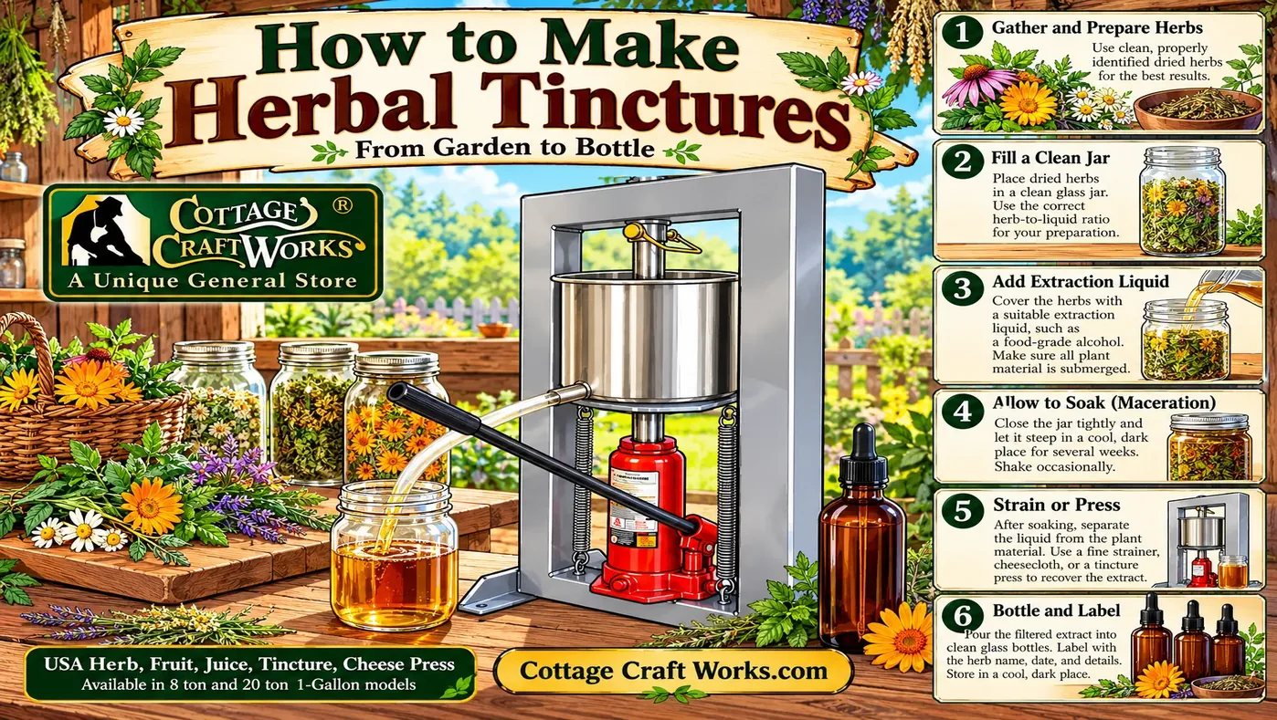 How to Make Herbal Tinctures at Home – Beginner's Guide